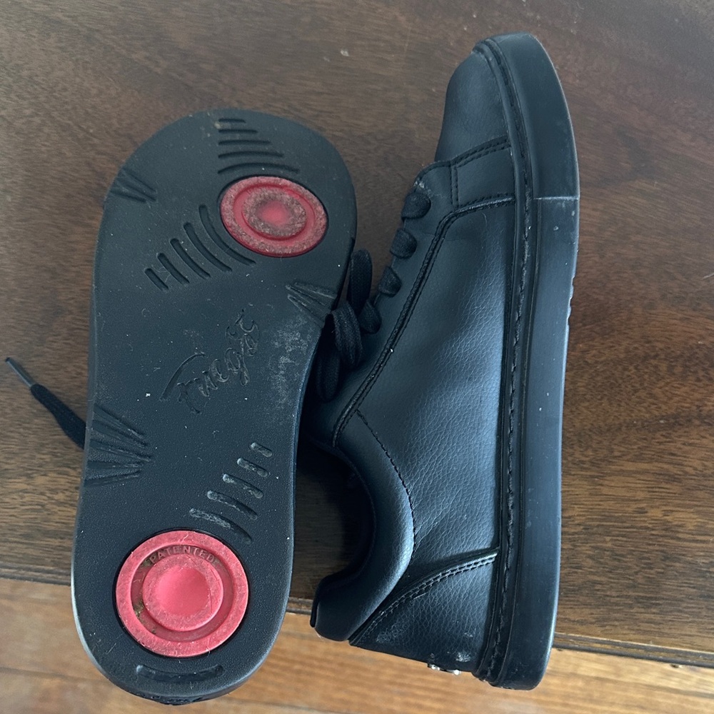 Fuego Black Women's Dance Sneakers - Picture 2 of 3